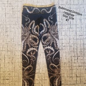 Sublimated Octopus Leggings